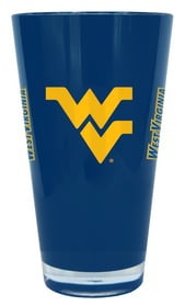 Picture of West Virginia Mountaineers 20 oz Insulated Plastic Pint Glass