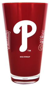 Philadelphia Phillies Glass 20oz Pint Plastic Insulated