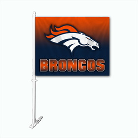 Picture of Denver Broncos Flag Car Style Ombre Design Design Special Order
