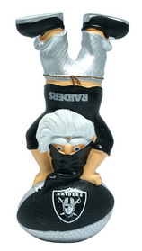 Picture of Oakland Raiders Garden Gnome - Handstand On Football