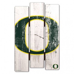 Oregon Ducks Sign 11x17 Wood Fence Style