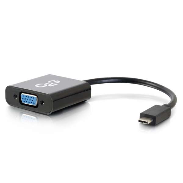 Picture of C2G 29471 USB 3.1 USB-C TO VGA Video Adapter - Black