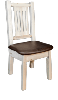 Picture of Montana Woodworks MWHCKSCNSADD Homestead Collection Side Chair- Saddle Pattern