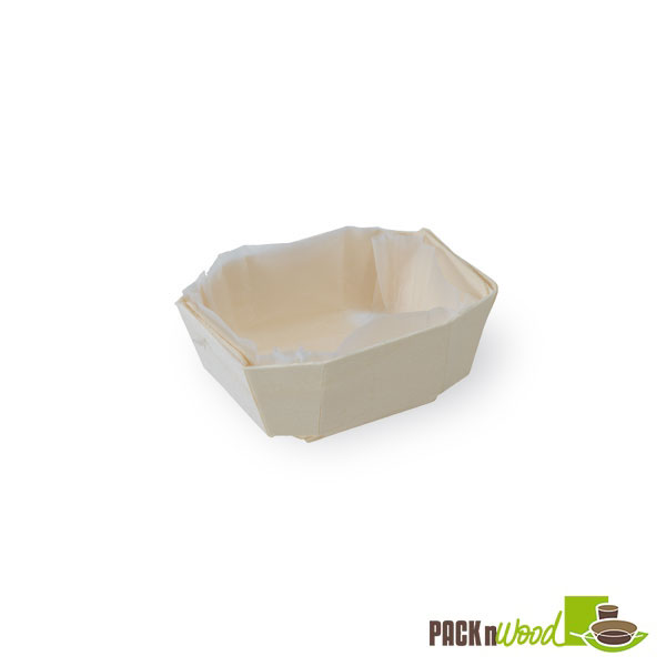 Picture of Packnwood 210NBAKE107 4 oz. Wooden Baking Mold