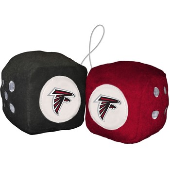 Picture of Fremont Die 98020B Atlanta Falcons Fuzzy Dice