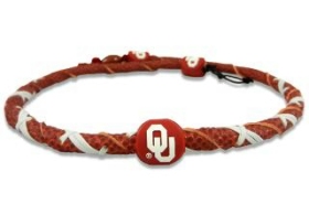 Picture of Oklahoma Sooners Spiral Football Necklace