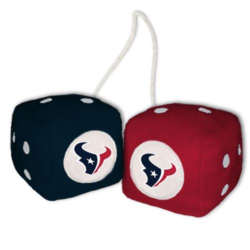 Picture of Houston Texans Fuzzy Dice