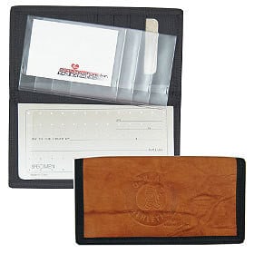 Oakland Athletics LP1601 Leather/Nylon Embossed Checkbook Cover