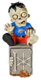 Oklahoma City Thunder Zombie Figurine Bank