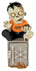 Oklahoma State Cowboys Zombie Figurine Bank