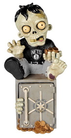 New Jersey Nets Zombie Figurine Bank