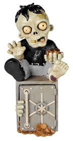 San Antonio Spurs Zombie Figurine Bank