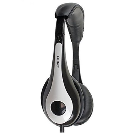 Picture of Avid Products 1EDUAE35WHTNOMIC On-Ear Headphone- White & Black