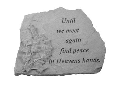 Until We Meet Again Memorial Stone, Ivory