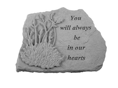 You Will Always Memorial Stone, Lavender