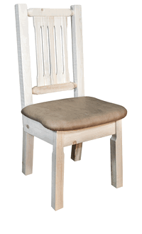 Picture of Montana Woodworks MWHCKSCNBUCK Homestead Collection Side Chair- Buckskin Pattern