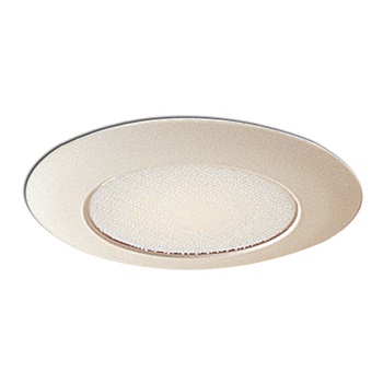 Nora Lighting NP-322 Albalite Lens With White Plastic Trim and Bracket