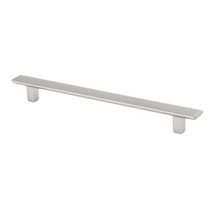 s  160 mm. Thin Rectangular Pull - Satin Nickel