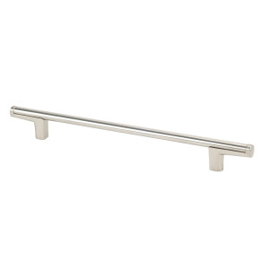s 160 mm. Thin Round Bar Cabinet Pull - Handle Satin Nickel