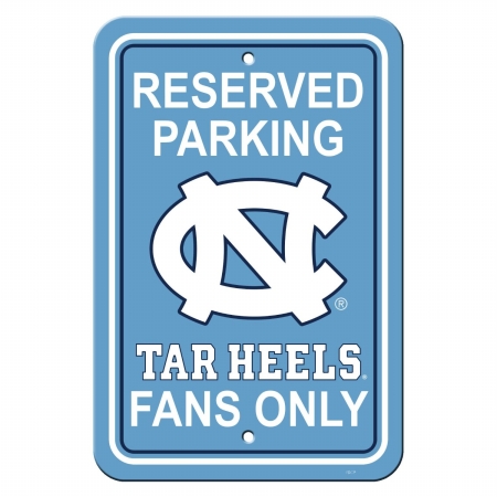 Picture of Fremont Die 40295 North Carolina Tar Heels - 12 x 18 in. Plastic Parking Sign