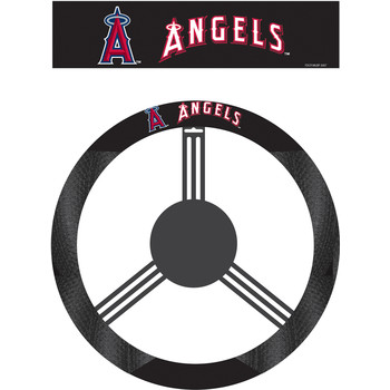 Picture of Fremont Die 68503 Los Angeles Angels - Poly-Suede Steering Wheel Cover