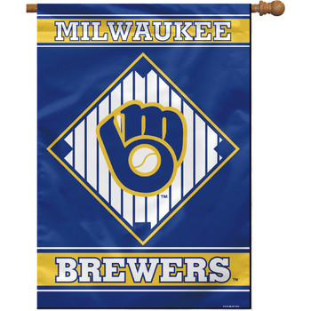 Picture of Fremont Die 64608B Milwaukee Brewers - House Banner 28 x 40 in.