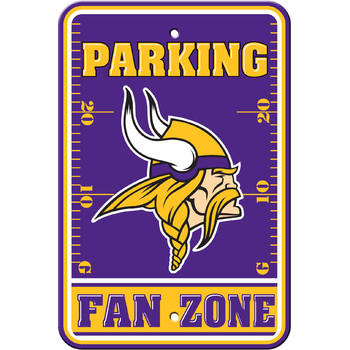 Fremont Die 92235 Minnesota Vikings Plastic Parking Sign - Fan Zone