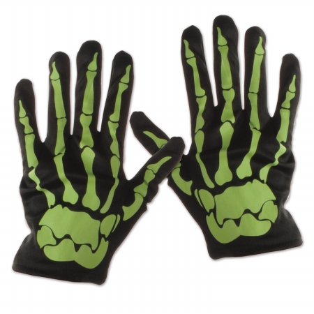 Picture of Beistle Company 00251 Nite-Glo Skeleton Gloves