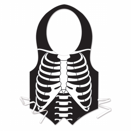 Picture of Beistle Company 00310 Plastic Skeleton Rib Cage Vest