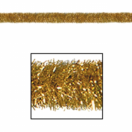 Picture of Beistle Company 55281-GD FR Gleam N Tinsel Garland - Gold
