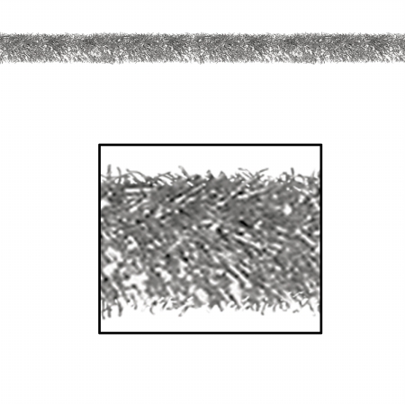 Picture of Beistle Company 55281-S FR Gleam N Tinsel Garland - Silver