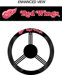 Picture of Detroit Red Wings Steering Wheel Cover Mesh Style