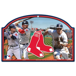 Picture of Boston Red Sox Wood Sign - Players Design