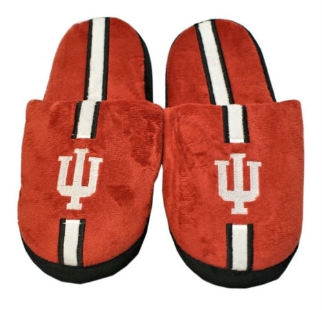 Picture of Indiana Hoosiers Slippers - Mens Stripe