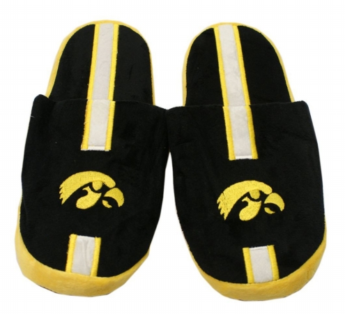 Picture of Iowa Hawkeyes Slippers - Mens Stripe