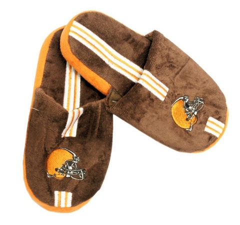 Picture of Cleveland Browns Slippers - Youth 8-16 Stripe