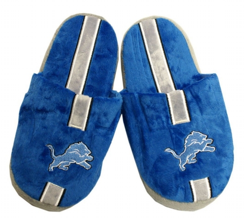 Picture of Detroit Lions Slippers - Youth 8-16 Stripe