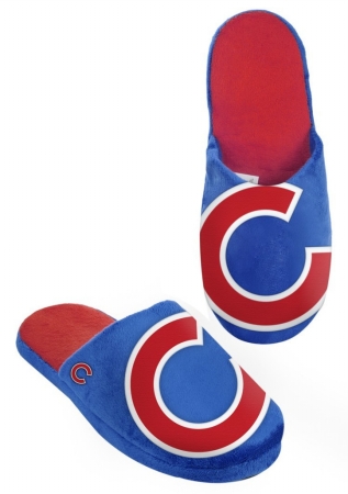 Picture of Chicago Cubs Slippers - Mens Big Logo