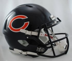 Chicago Bears Helmet Authentic Full Size Speed Style