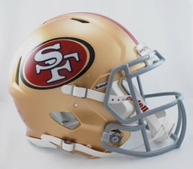 San Francisco 49ers Helmet  Authentic Full Size Speed Style