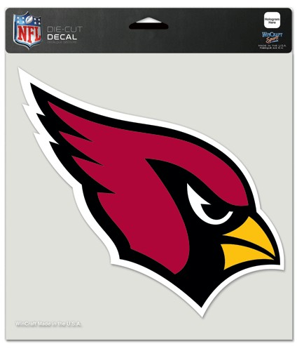 Picture of Arizona Cardinals Decal 8x8 Die Cut Color
