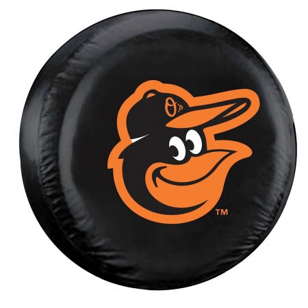 Picture of Baltimore Orioles Tire Cover Standard Size Black