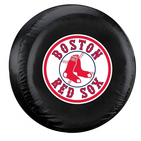Picture of Boston Red Sox Tire Cover Standard Size Black