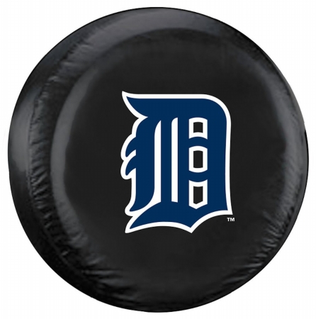 Picture of Detroit Tigers Tire Cover Standard Size Black