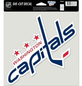 Washington Capitals Decal 8x8 Perfect Cut Color Special Order