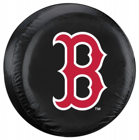 Picture of Boston Red Sox Tire Cover Standard Size Black B Logo