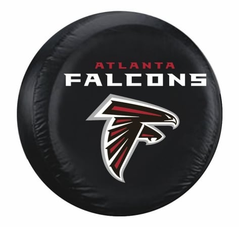 Picture of Atlanta Falcons Tire Cover Standard Size Black