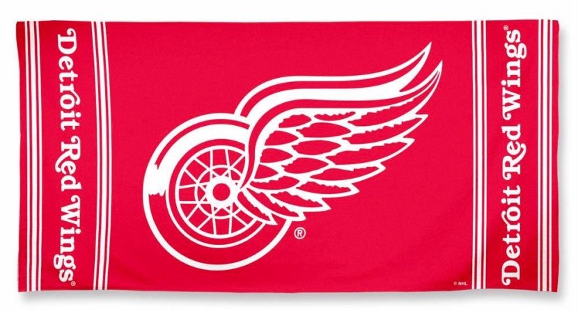 Detroit Red Wings Towel 30x60 Beach Style