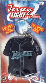 Picture of Florida Marlins Keychain - Jersey Keylight
