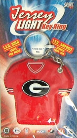 Picture of Georgia Bulldogs Keychain - Jersey Keylight